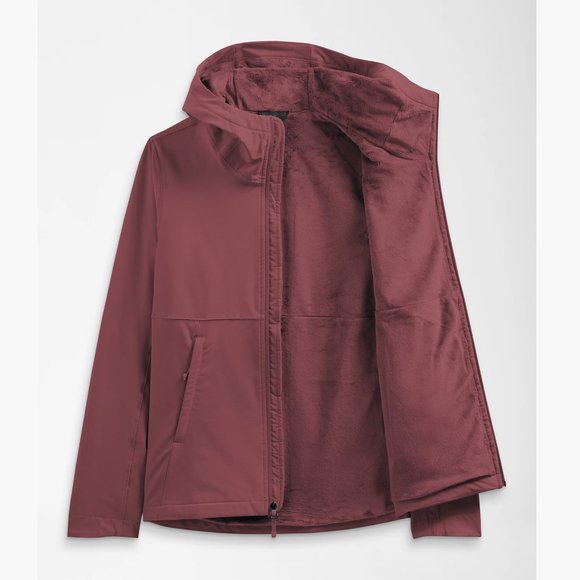 North Face Soft Shelled Zip Up Hoodie Jacket - Picture 4 of 11